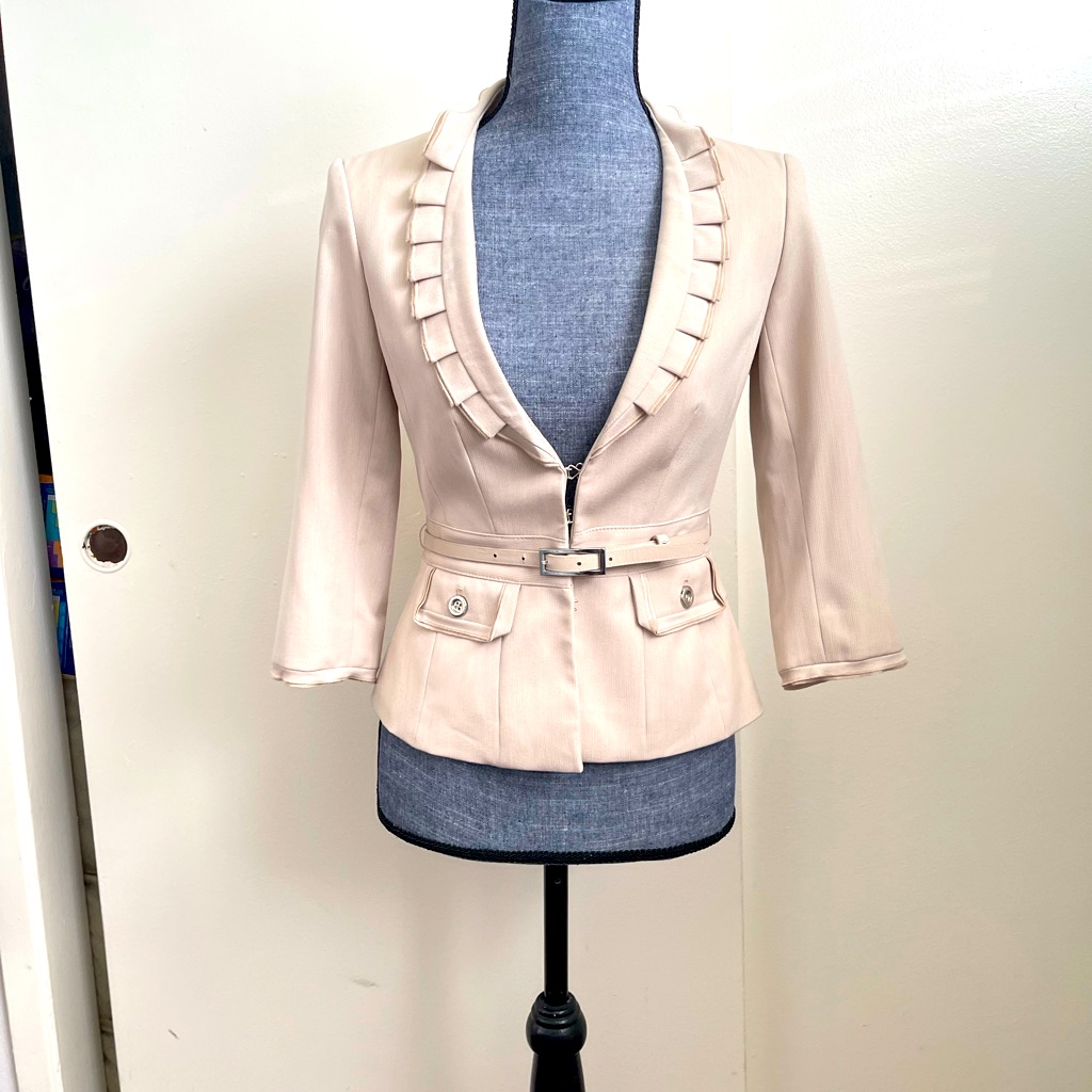 Nwt Whbm Jacket, 00, Beige